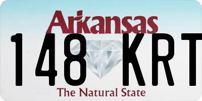 AR license plate 148KRT