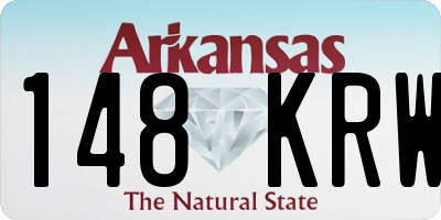 AR license plate 148KRW