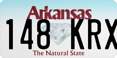 AR license plate 148KRX