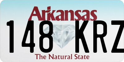 AR license plate 148KRZ