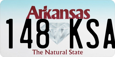 AR license plate 148KSA