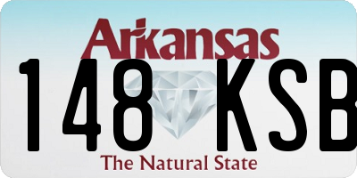 AR license plate 148KSB
