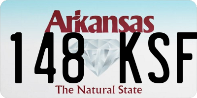 AR license plate 148KSF