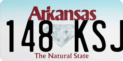 AR license plate 148KSJ