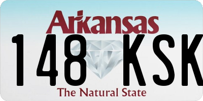 AR license plate 148KSK