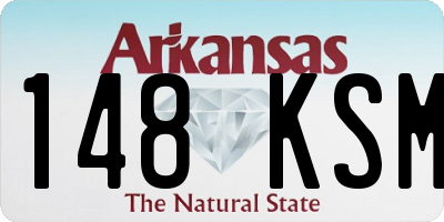 AR license plate 148KSM