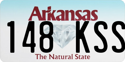 AR license plate 148KSS