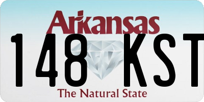AR license plate 148KST