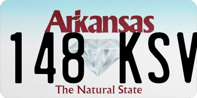 AR license plate 148KSV