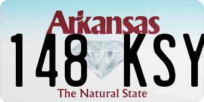 AR license plate 148KSY