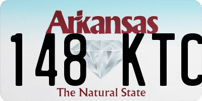 AR license plate 148KTC