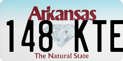 AR license plate 148KTE
