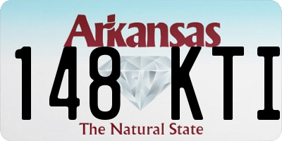 AR license plate 148KTI