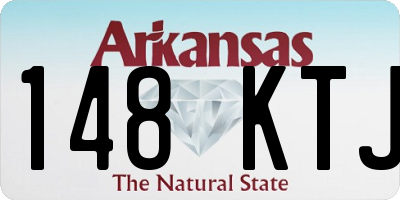 AR license plate 148KTJ