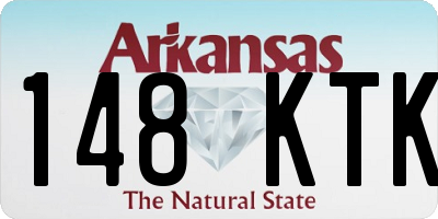 AR license plate 148KTK