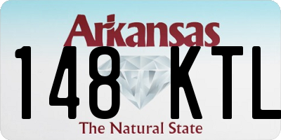AR license plate 148KTL