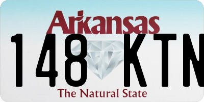 AR license plate 148KTN