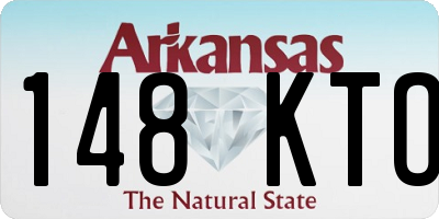 AR license plate 148KTO