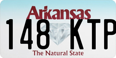 AR license plate 148KTP
