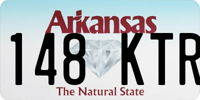 AR license plate 148KTR