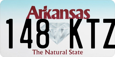 AR license plate 148KTZ