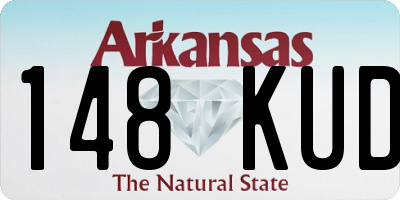 AR license plate 148KUD