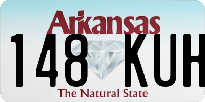 AR license plate 148KUH