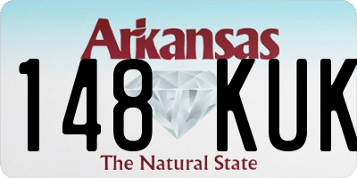 AR license plate 148KUK