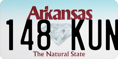AR license plate 148KUN