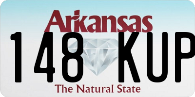 AR license plate 148KUP
