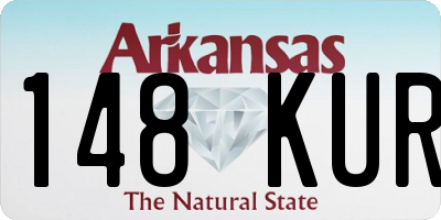 AR license plate 148KUR