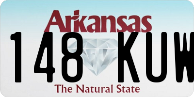 AR license plate 148KUW
