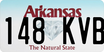 AR license plate 148KVB
