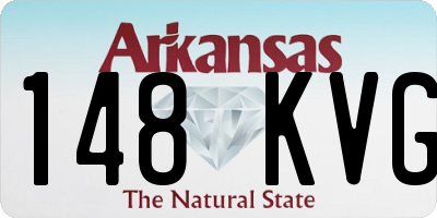 AR license plate 148KVG