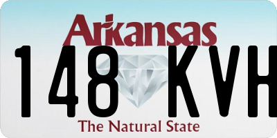 AR license plate 148KVH