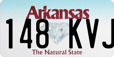 AR license plate 148KVJ