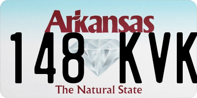 AR license plate 148KVK