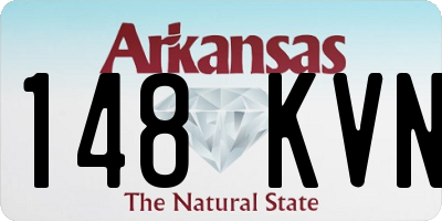 AR license plate 148KVN