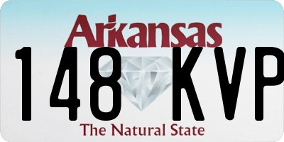 AR license plate 148KVP