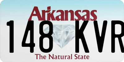 AR license plate 148KVR