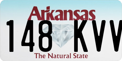 AR license plate 148KVV