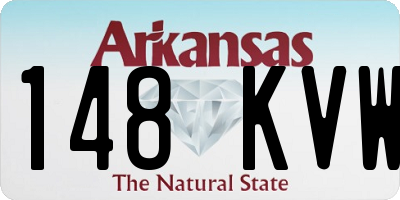 AR license plate 148KVW