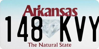 AR license plate 148KVY