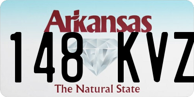 AR license plate 148KVZ