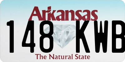 AR license plate 148KWB
