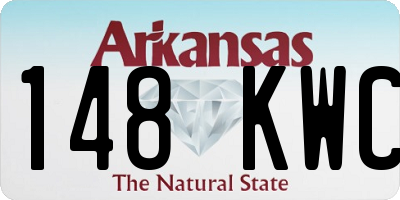 AR license plate 148KWC