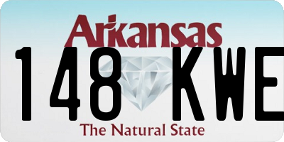AR license plate 148KWE