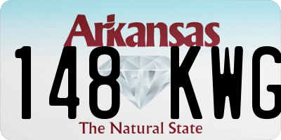 AR license plate 148KWG