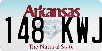 AR license plate 148KWJ