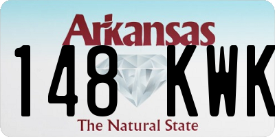 AR license plate 148KWK